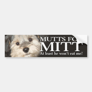Adesivo Para Carro Mutts para Mitt - Pelo menos ele não vai me comer