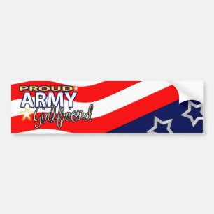 Adesivo Para Carro Namorada orgulhoso Bumpersticker do exército
