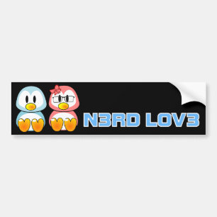 Adesivo Para Carro Namorados do nerd: O geek Leet do computador fala