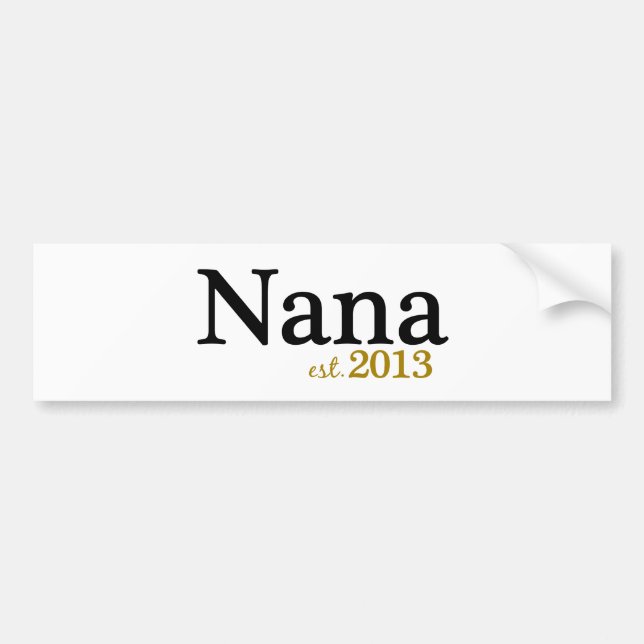 Adesivo Para Carro Nana Est 2013 (Frente)