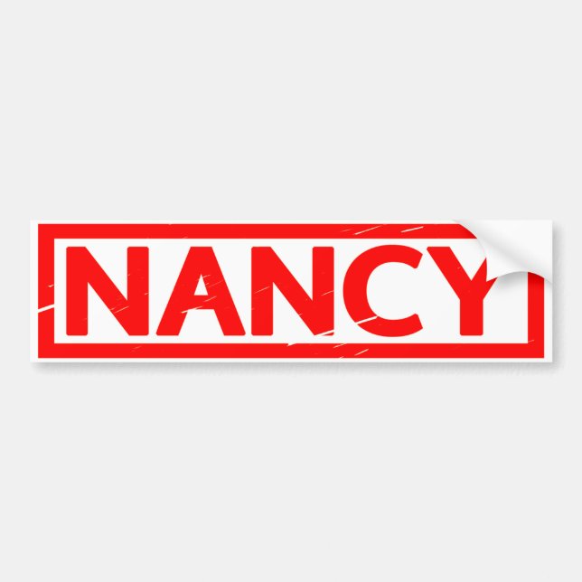 Adesivo Para Carro Nancy Stamp (Frente)