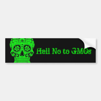 Adesivo Para Carro Não ao bumpersticker dos GMOs