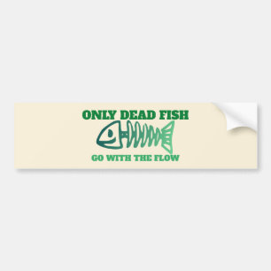 Adesivo Para Carro Não Conformista - Não Indo Com O Fluxo