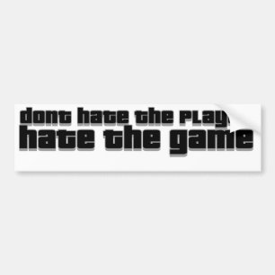 Adesivo Para Carro não deie o jogador, deiam o jogo