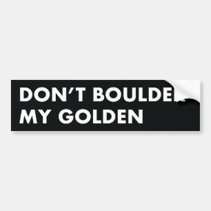 Adesivo Para Carro Não faz Boulder meu autocolante no vidro traseiro