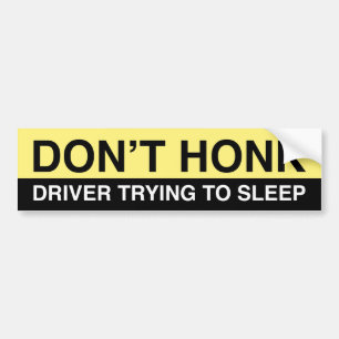 Adesivo Para Carro Não honk