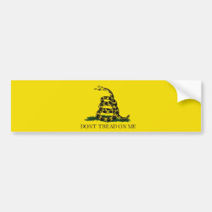 Adesivo Para Carro Não pise em mim a bandeira de Bumpersticker
