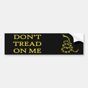 Adesivo Para Carro NÃO PISE em MIM Bumpersticker