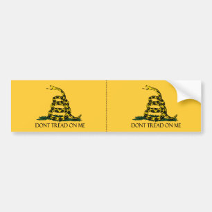 Adesivo Para Carro Não pise em mim, decalque amarelo 2 da bandeira d