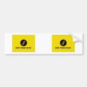 Adesivo Para Carro Não pise em mim o autocolante no vidro traseiro 2