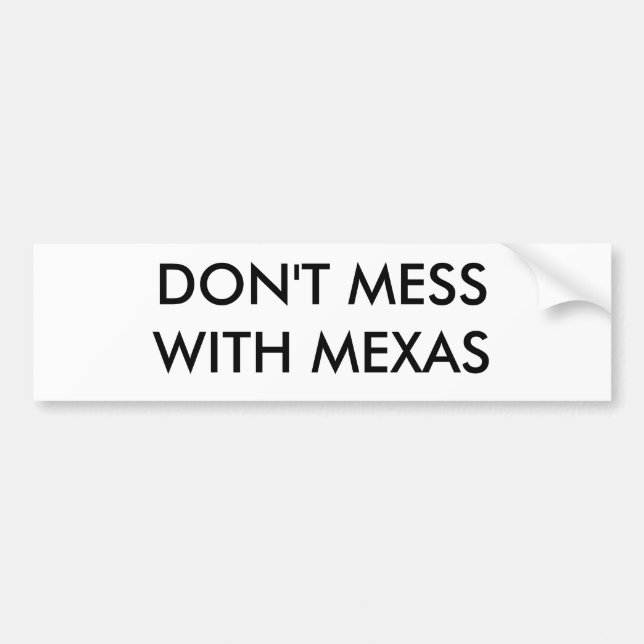 ADESIVO PARA CARRO NÃO SUJE COM MEXAS (Frente)