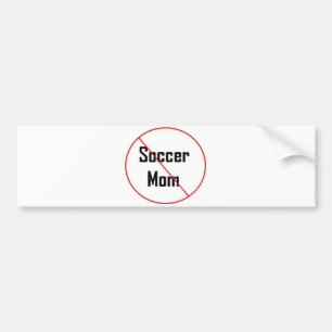 Adesivo Para Carro Não uma mamã do futebol