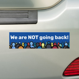 Adesivo Para Carro Não vamos voltar