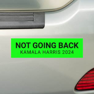 Adesivo Para Carro Não voltando a kamala harris 2024 neon personaliza