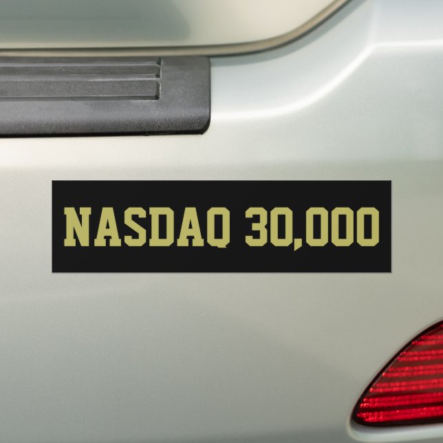 Adesivo Para Carro NASDAQ 30000 Stock Market Celebration (No carro)