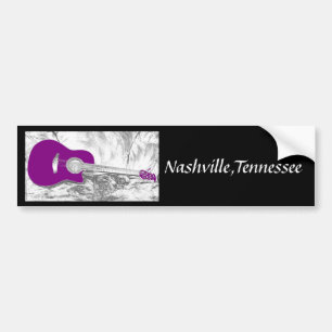Adesivo Para Carro Nashville, Tennessee Bumper Sticker