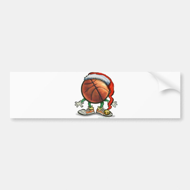 Adesivo Para Carro Natal de basquetebol (Frente)