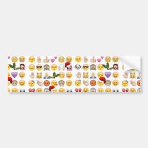Adesivo Para Carro natal emojis