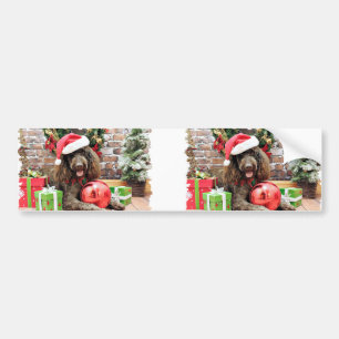 Adesivo Para Carro Natal - LabraDoodle - Harley