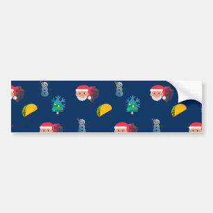 Adesivo Para Carro natal taco emoji