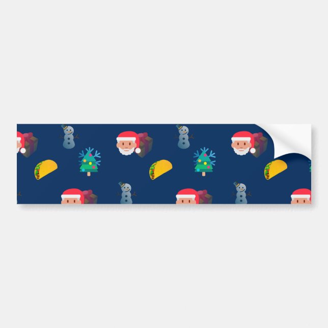 Adesivo Para Carro natal taco emoji (Frente)