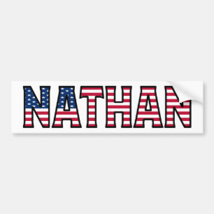 Adesivo Para Carro Nathan Name Vorname USA Aufkleber Sticker Auto