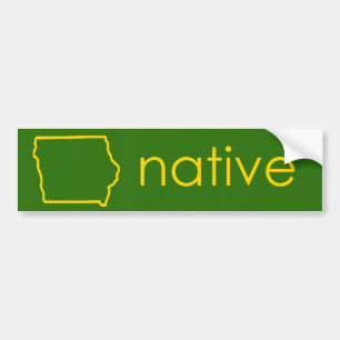 Adesivo Para Carro Nativo de Iowa