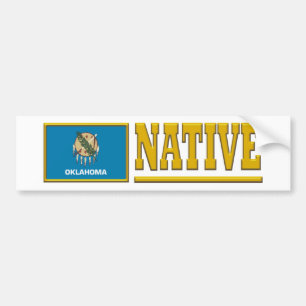 Adesivo Para Carro Nativo de Oklahoma