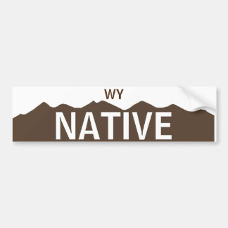 Adesivo Para Carro Nativo de Wyoming