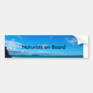Adesivo Para Carro Naturists on Board