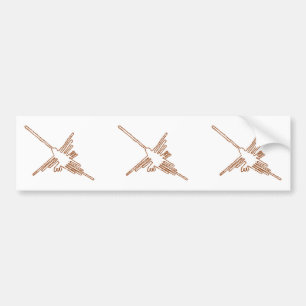 Adesivo Para Carro Nazca Lines Hummingbird Sketch