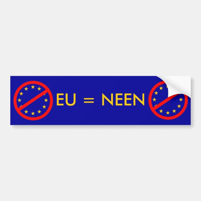 Adesivo Para Carro NEEN à UE (Frente)