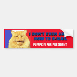 Adesivo Para Carro Nenhum Email Ruim Aqui Pumpkin Para O Presidente 2