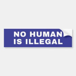 Adesivo Para Carro Nenhum Humano É Ilegal
