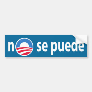 Adesivo Para Carro nenhum puede do SE - Obama nenhum nós chanframos