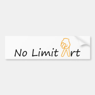 Adesivo Para Carro NENHUMA ARTE LIMITADA & assinar PAZ - LIBERDADE -