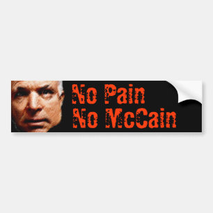 Adesivo Para Carro Nenhuma dor, nenhum McCain