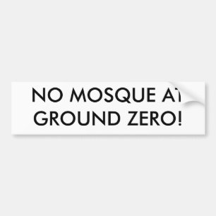 ADESIVO PARA CARRO NENHUMA MESQUITA NO PONTO ZERO!
