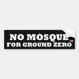 Adesivo Para Carro Nenhuma mesquita para o ponto zero