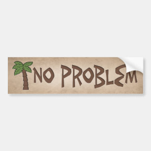 Adesivo Para Carro Nenhuma reggae do problema