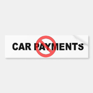 Adesivo Para Carro Nenhuns pagamentos de carro