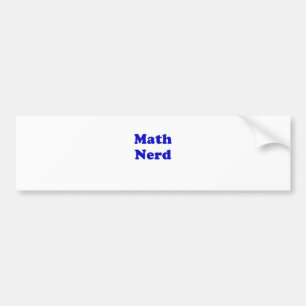 Adesivo Para Carro Nerd da matemática