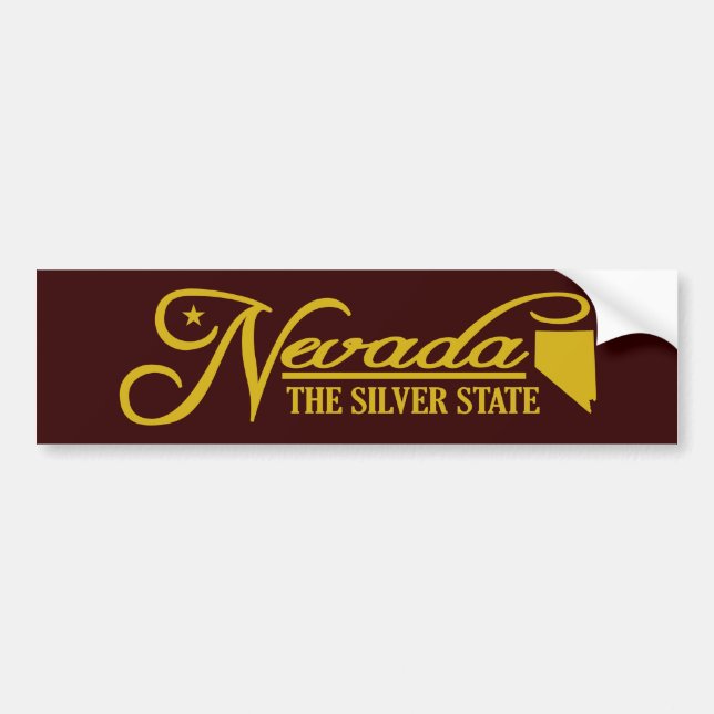 Adesivo Para Carro Nevada (estado do meu) (Frente)