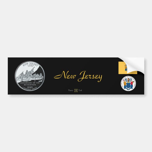 ADESIVO PARA CARRO NEW-JERSEY (Frente)
