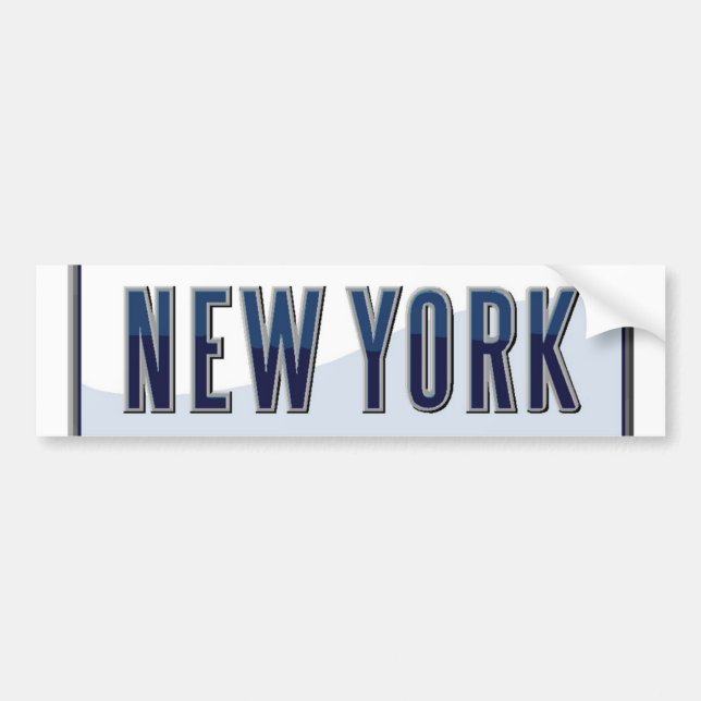 Adesivo Para Carro New York (Frente)