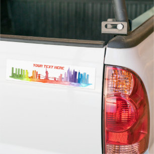 Adesivo Para Carro NEW YORK CITY skyline Manhattan Brooklyn Modern