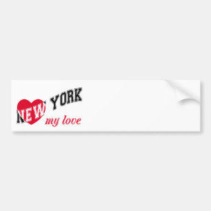 Adesivo Para Carro New York meu amor