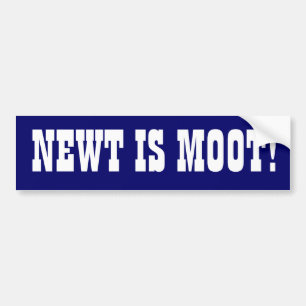Adesivo Para Carro "Newt is Moot"