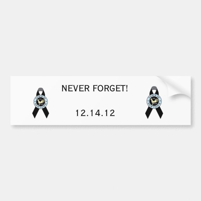 Adesivo Para Carro Newtown, CT Sandy Hook, escola primária (Frente)