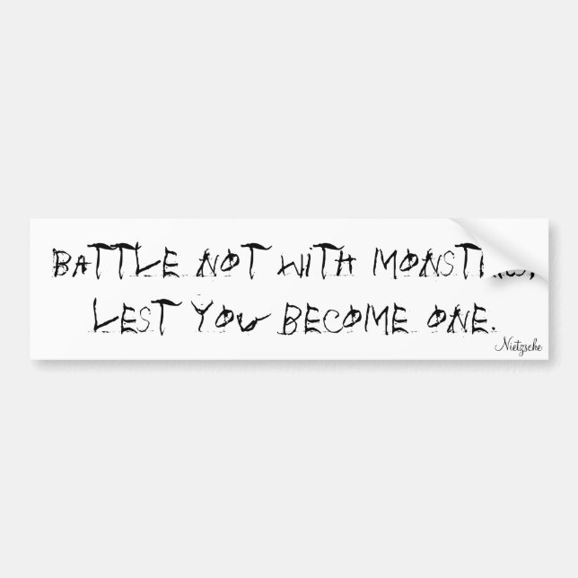 Adesivo Para Carro Nietzsche (Frente)